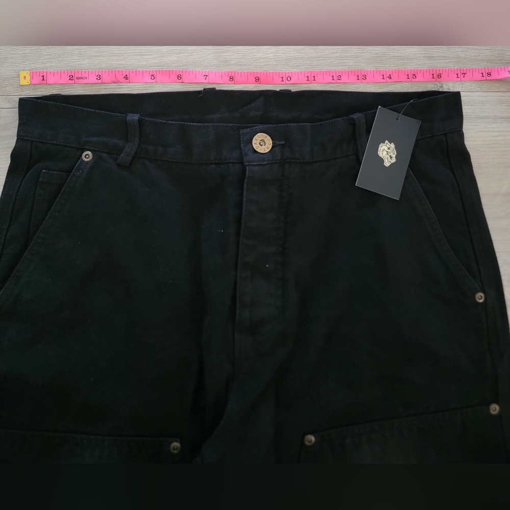Darc Sport Wolf Head Hoffa Flare Pant in Black sz 32 - Picture 9 of 13